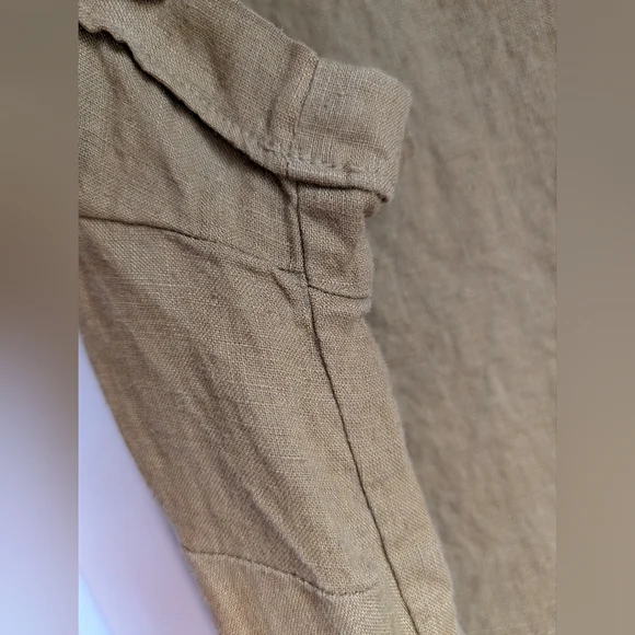 Pyne & Smith No. 15 Linen Day Dress, Cumin, XL - Picture 7 of 9